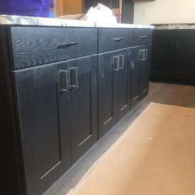 Cabinets with handles